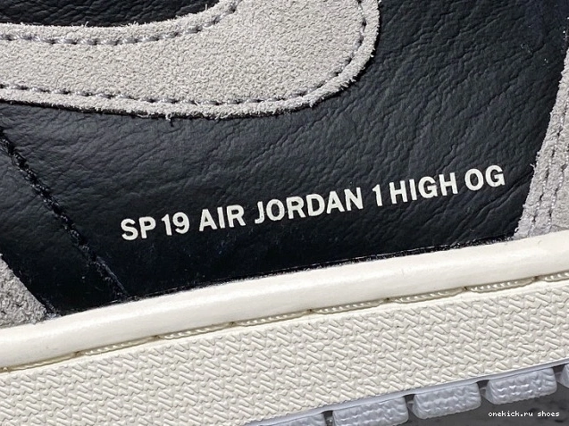 Rep OG 555088-018 Grey High Air Retro Neutral Jordan 1 0719